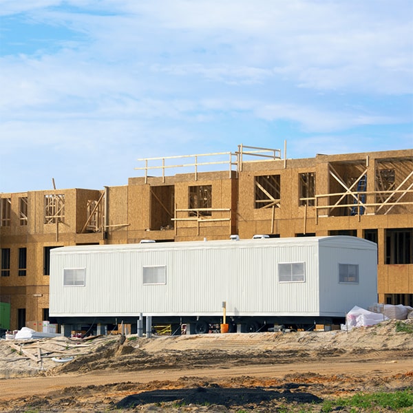 the setup time for the construction site office trailers depends on the size and features you choose